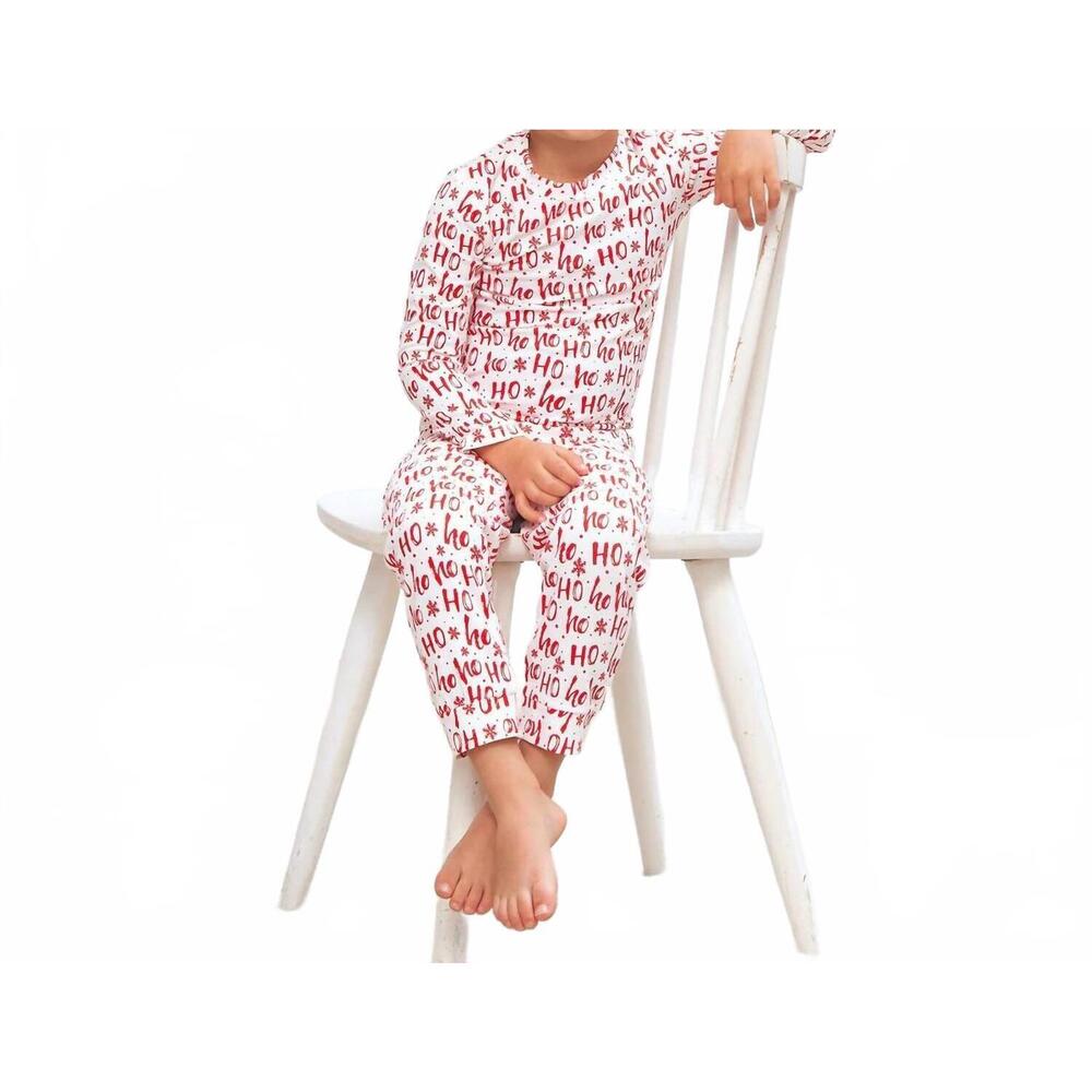 NEW TESA BABE kids two piece pajama set in red